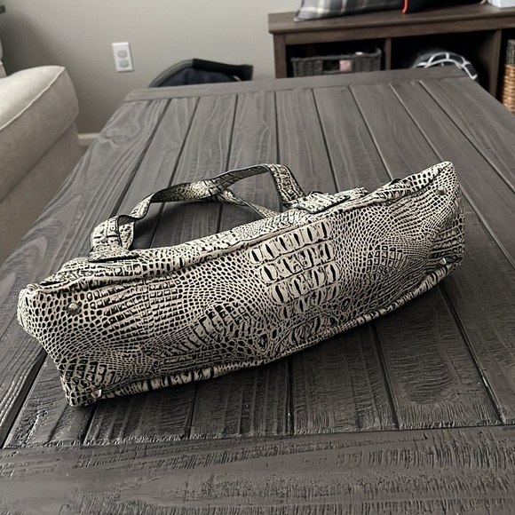 NWOT Vintage Gramercy Designs snakeskin shoulder bag w/3 interior zipper pockets - Picture 6 of 11